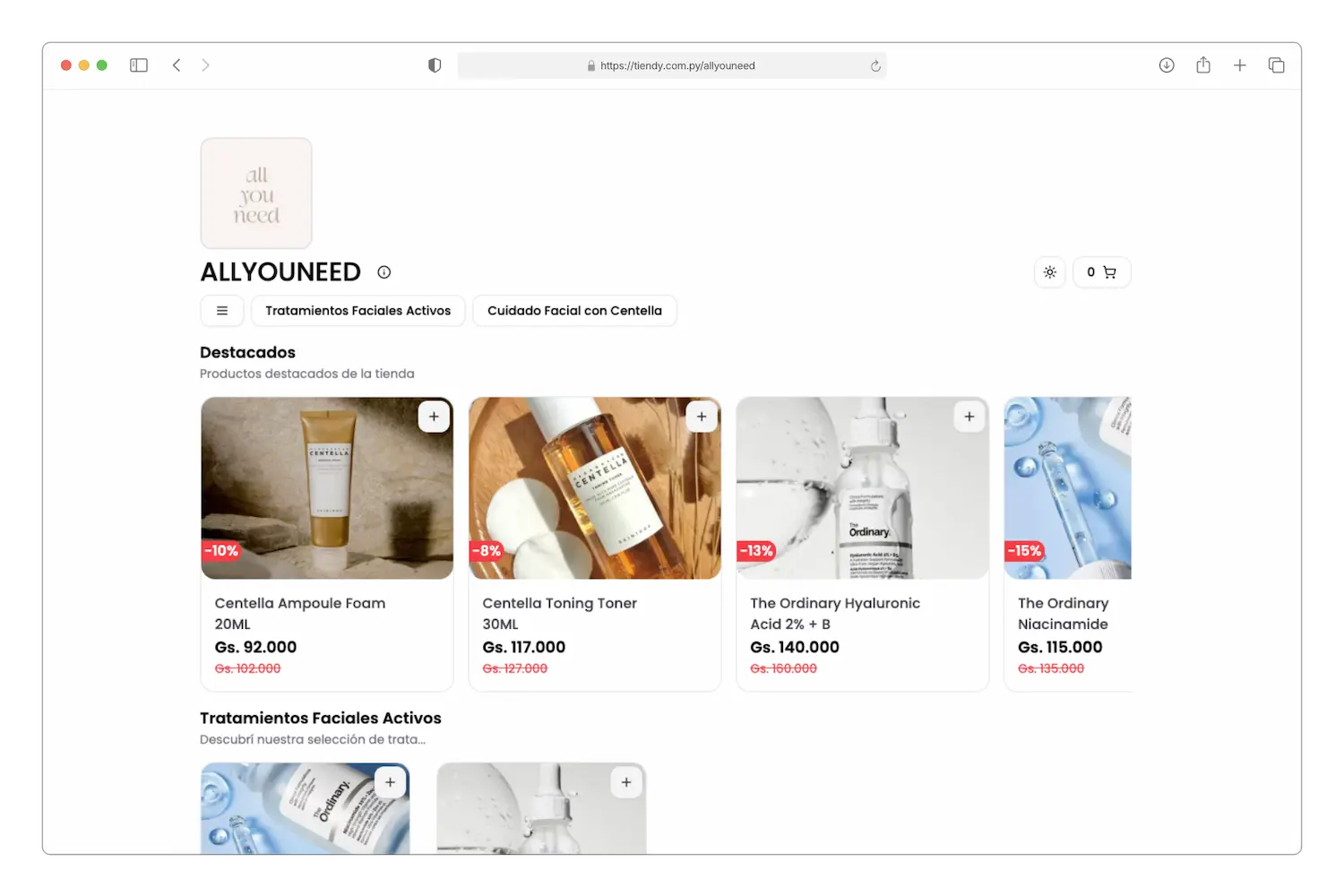 Landing page preview